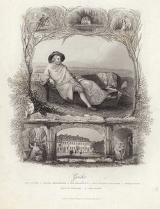 Porträt von Goethe