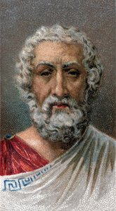 Porträt von Homer (9.-8. Jahrhundert v. Chr.), griechischer Dichter - Aus der Serie „Leaders of Men“