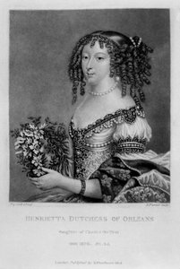 Porträt von Henrietta Anne, Herzogin von Orleans, aus 