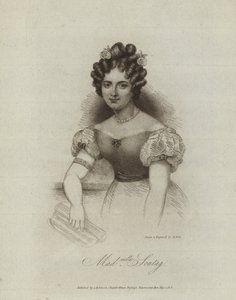 Porträt von Henriette Sontag von English School