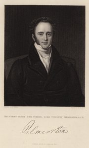 Porträt von Henry John Temple von English School