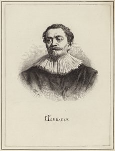 Porträt von Jacob Jordaens von English School