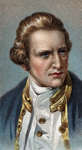 Porträt von James Cook (1728-1779), britischer Seefahrer - Aus der Serie „Leaders of Men“ von English School