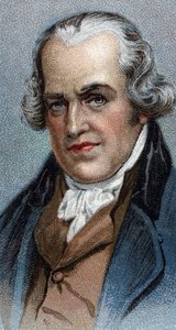 Porträt von James Watt (1736-1819), schottischer Ingenieur - Aus der Serie „Leaders of Men“ - Chromolithographie - Englische Schule, 20. Jahrhundert - von English School