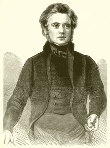 Porträt von John Bright im Jahr 1843 von English School