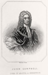 Porträt von John Campbell, Herzog von Argyll und Greenwich von English School