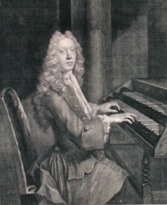 Porträt von John Robinson (1682-1762), graviert von George Vertue (1684-1756) von English School