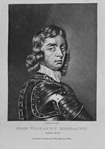 Porträt von John Viscount Mordaunt, aus 