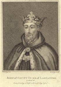 Porträt von John of Gaunt, Herzog von Lancaster von English School