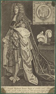 Porträt von König James II. von England von English School