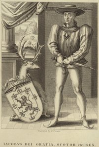 Porträt von König James I. von England von English School