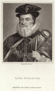 Porträt von Lord Burleigh von English School
