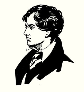 Porträt von Lord Byron von English School