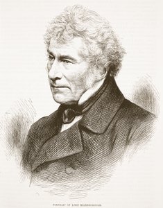 Porträt von Lord Ellenborough, Illustration aus Cassells Illustrierter Geschichte Englands von English School