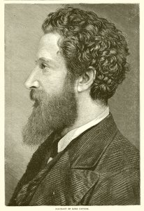 Porträt von Lord Lytton von English School