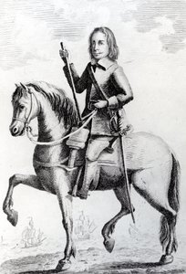 Porträt von Generalmajor Desborough zu Pferd von English School