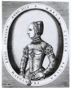 Porträt von Maria Stuart (1542-87) graviert von Hieronymus Cock, 1559