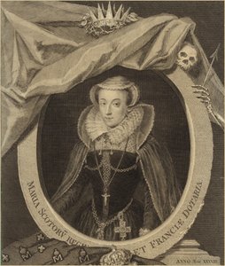 Porträt von Maria Stuart, Königin von Schottland von English School