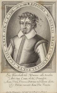 Porträt von Michael Drayton von English School