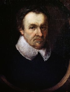 Porträt von Michael Drayton, englischer Dichter und Dramatiker von English School