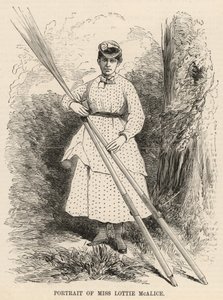 Porträt von Miss Lottie McAlice von English School