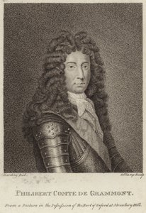 Porträt von Philibert, Graf von Gramont von English School