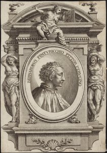 Porträt von Pintoricchio von English School