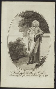 Porträt von Prinz Friedrich, Herzog von York und Albany von English School