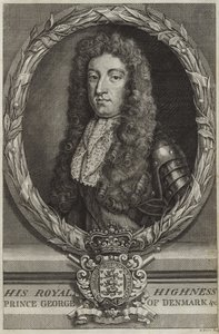 Porträt von Prinz Georg von Dänemark von English School