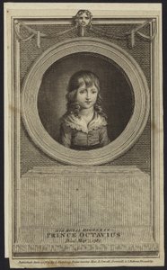 Porträt von Prinz Octavius von English School