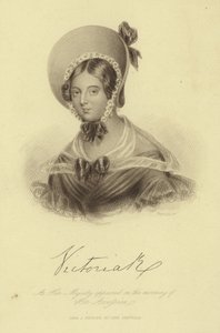 Porträt von Königin Victoria von English School