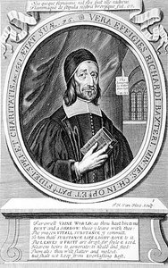 Porträt von Richard Baxter (1615-91) graviert von Frederick Hendrick van Hove (1628-98) von English School