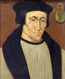 Porträt von Richard Foxe oder Fox (c.1448-1528), Bischof von Winchester, Lord Privy Seal unter Heinrich VII. und Heinrich VIII. und Gründer des Corpus Christi College, Oxford