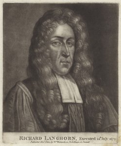 Porträt von Richard Langhorne von English School
