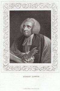 Porträt von Robert Lowth, Bischof von London von English School