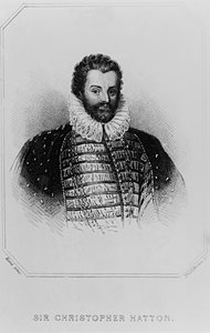 Porträt von Sir Christopher Hatton (1540-91) aus 