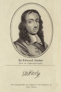 Porträt von Sir Edward Harley von English School
