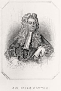 Porträt von Sir Isaac Newton von English School