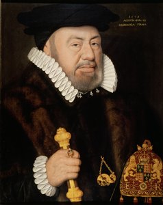 Porträt von Sir Nicholas Bacon (1509-79) 1579
