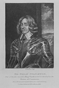 Porträt von Sir Philip Stapleton, aus 