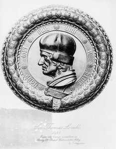 Porträt von Sir Thomas Lovell (gest. 1524) im Jahr 1485, vom Bronzemedaillon in der Henry VII Kapelle Westminster Abbey von Torregiano