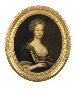Porträt von Susannah Idle, frühes 18. Jahrhundert von English School