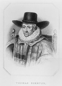 Porträt von Thomas Egerton (ca. 1540-1617) aus 