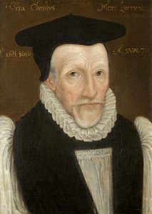 Porträt von Tobias Mathew, Erzbischof von York von English School