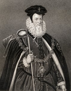 Porträt von William Cecil, Lord Burghley, aus 