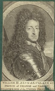 Porträt von Wilhelm III., Prinz von Oranien von English School