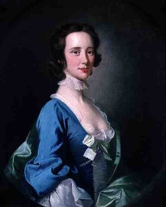 Porträt einer Dame von English School