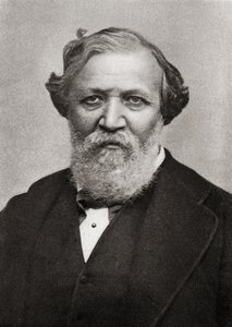Porträt des englischen Dichters Robert Browning (1812-89) von English School