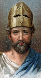 Porträt des griechischen Generals und Politikers Perikles (494-429 v. Chr.) - Aus der Serie „Leaders of Men“ von English School