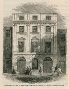 Räumlichkeiten der Architektenvereinigungen von London, Conduit Street, London von English School